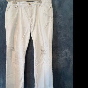 Michael Kors Izzy Cropped Skinny Jeans - Sz 10